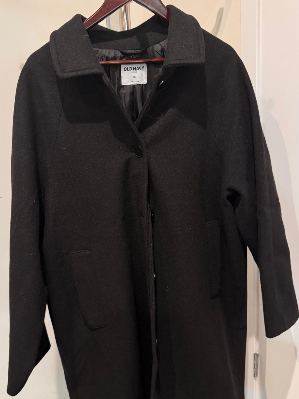 Old Navy XL Car Coat In Black